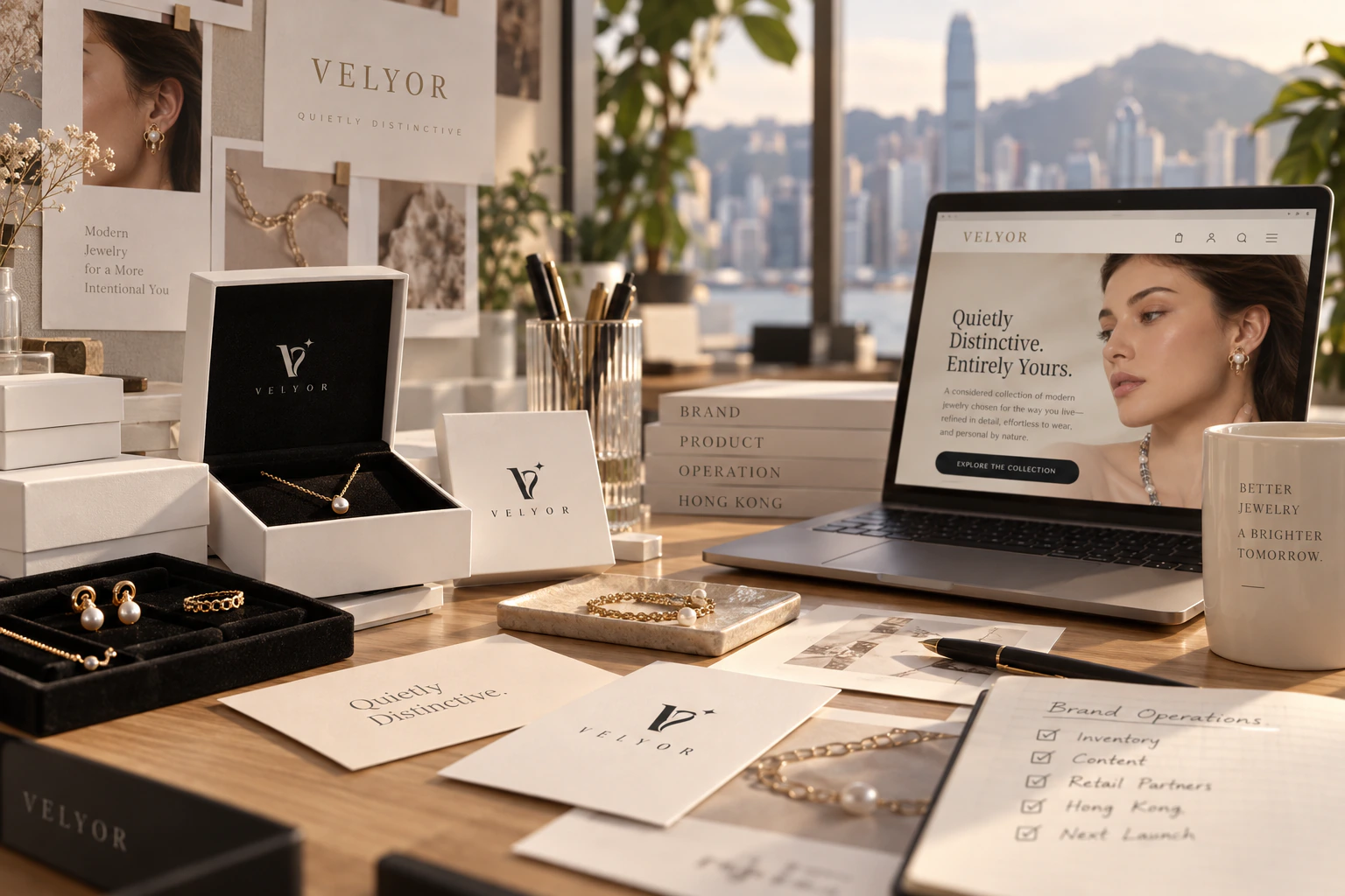 VELYOR brand operations workspace